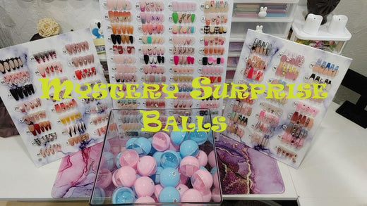 Packing Amelia's First Order of lovely Press-ons nails and Jewelies!!!