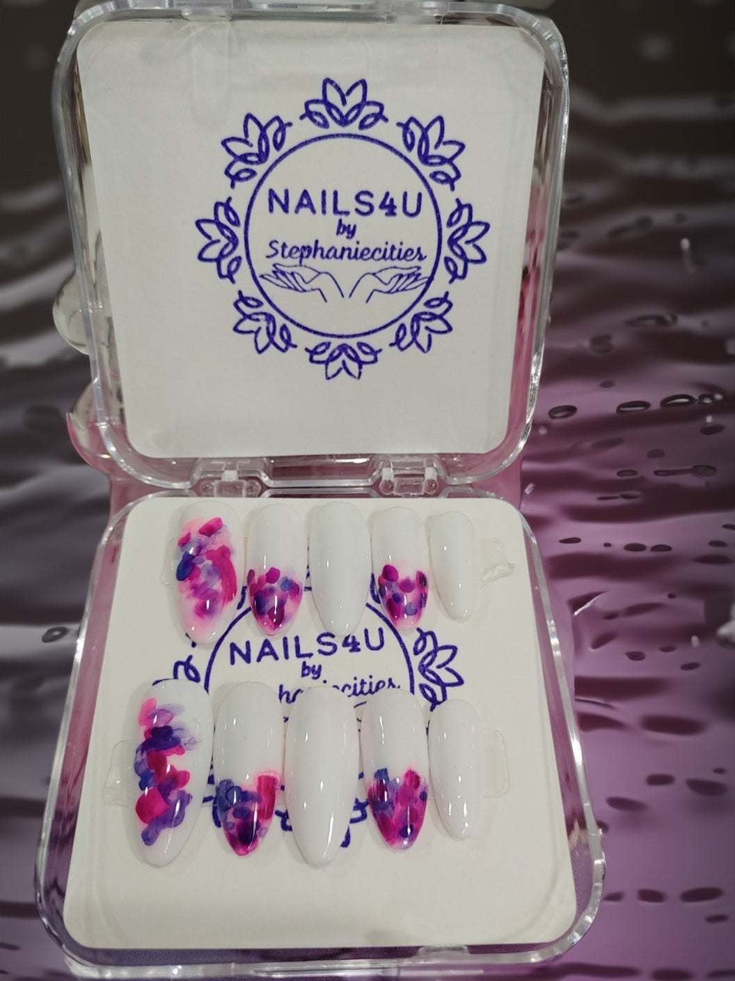 Watercolors Press-on Nails