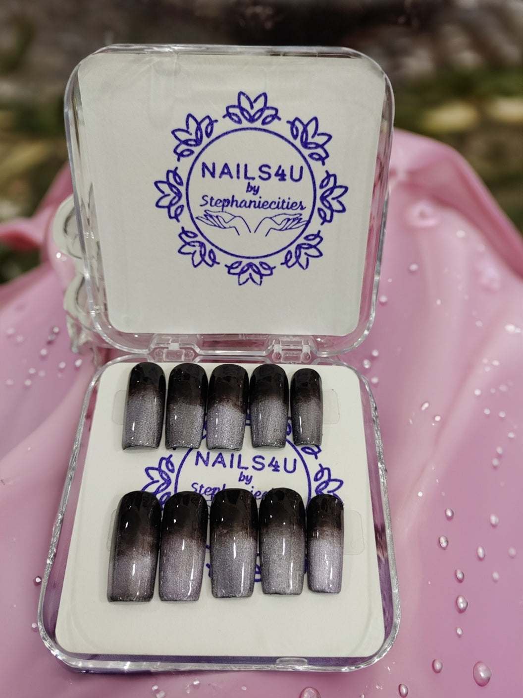 Midnight Ombre Press-On Nails