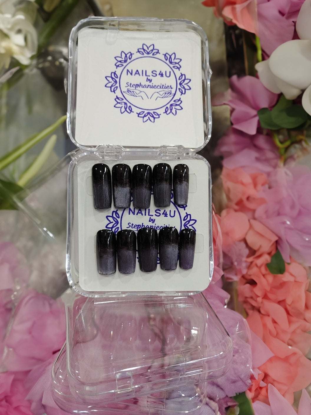 Midnight Ombre Press-On Nails